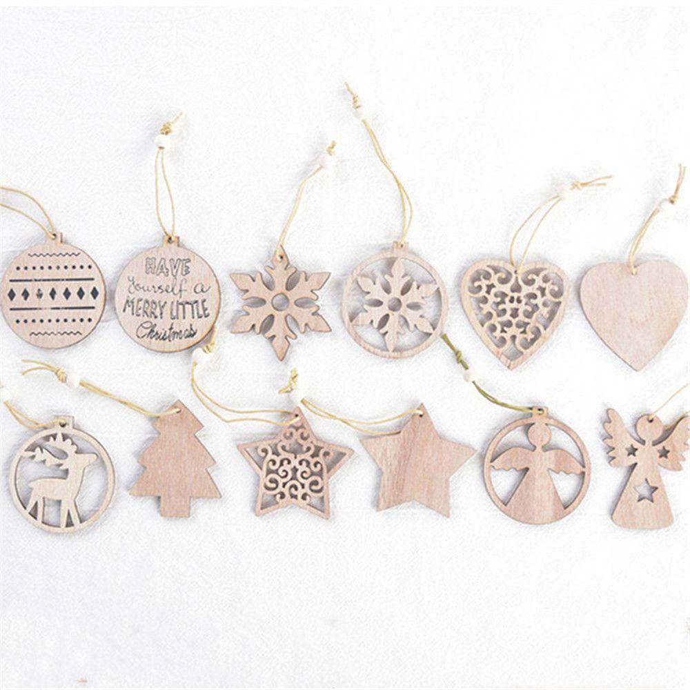 MUVAKO Set 12 Phụ Kiện Treo Trang Trí Cây Thông Noel DIY