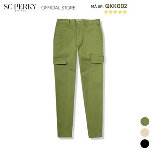 Quần KAKI Cargo QKK002 - Thiết Kế Túi Hộp Năng Động & Khoẻ Khoắn - SC Perky Outfit