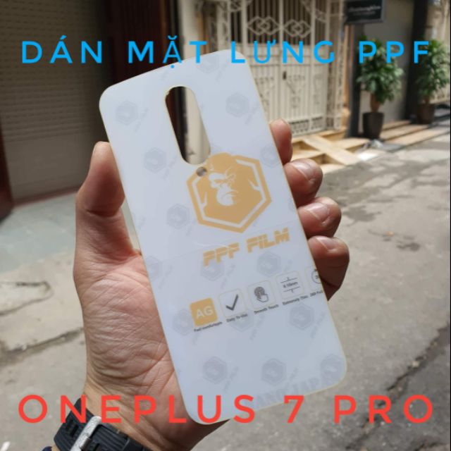 Dán mặt lưng PPF vân nhám cho OnePlus 7 Pro