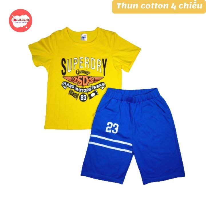 Quần áo trẻ em béo phì bé trai từ 22-58kg - chất thun cotton 4 chiều - Tomchuakids.