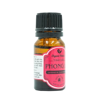 Tinh Dầu Phong Lữ Nguyên Chất Organic Herbs (Geranium Essential Oil) 10ml