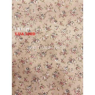 VẢI LỤA 100D HOA NHÍ - DÒNG VẢI THÔNG DỤNG - 1 MÉT X 1M5