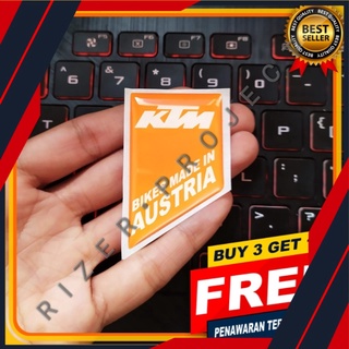 Miếng dán trang trí thân xe mô tô ktm độc đáo cá tính