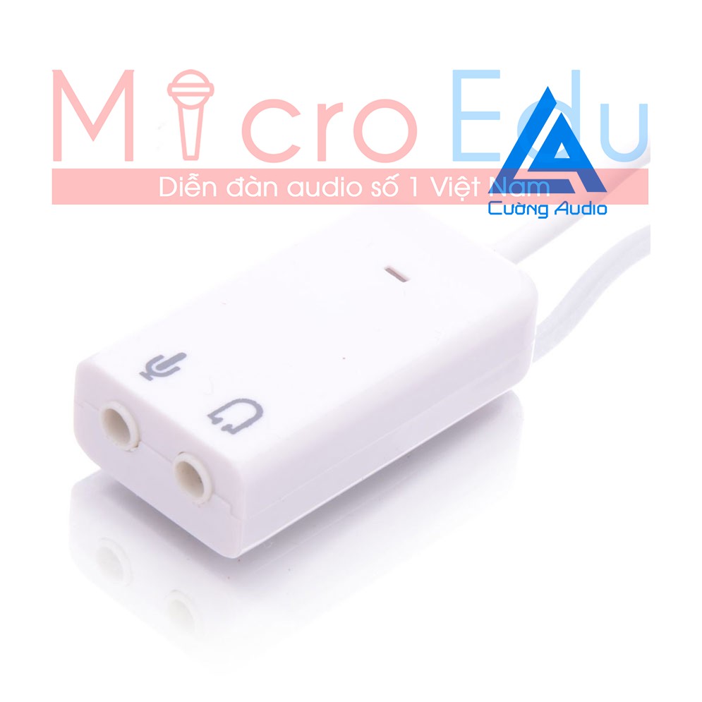 Sound Card USB 7.1 Chia Cổng Micro Và Loa Dễ Dàng