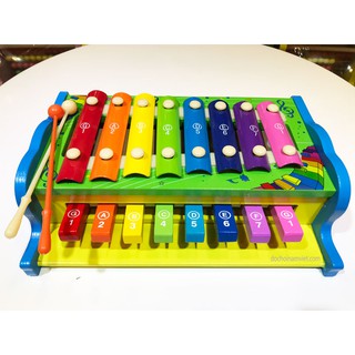 Đàn Piano đa năng kết hợp đàn gõ âm thanh 2 tầng cho bé chơi âm nhạc, đồ chơi âm thanh cho bé