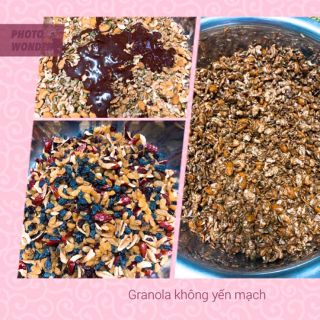 Granola ngũ cốc ăn kiêng mix 9 loại hạt - 500gr
