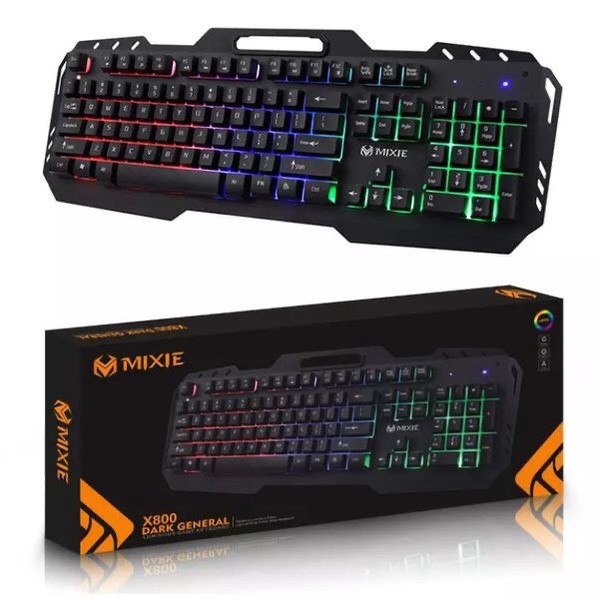 combo Bộ bàn phím và chuột G20plupp chuyên Game Led 7 màu kem chuột x800 chinh hãng thái lan