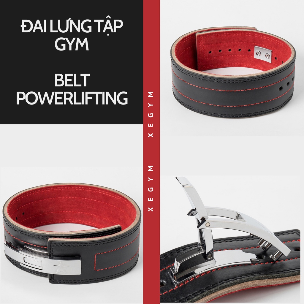 Đai lưng da - Belt Powerlifting