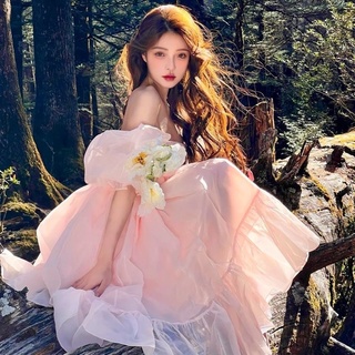 [MẪU MỚI] Đầm/ Váy Ulzzang Tiểu Thư Trễ Vai ( kèm video tự quay)