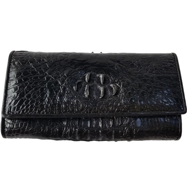 Ví Nữ Da Cá Sấu Thật BIGBEN Nhiều Ngăn VCSN16