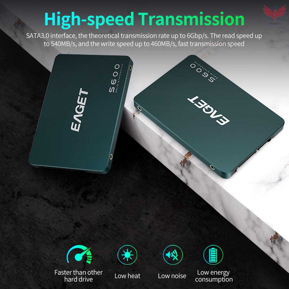 Ổ Cứng Ssd Fir Eaget S600 2.5 Inch Sata 3.0 128gb Tốc Độ Cao | BigBuy360 - bigbuy360.vn