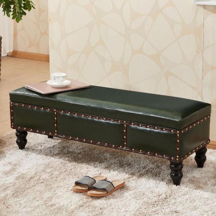 Cửa hàng quần áo ghế sofa bằng gỗ đặc của Mỹ nhỏ thử thay giày đẩu đôn dài giường cuối lưu trữ ..