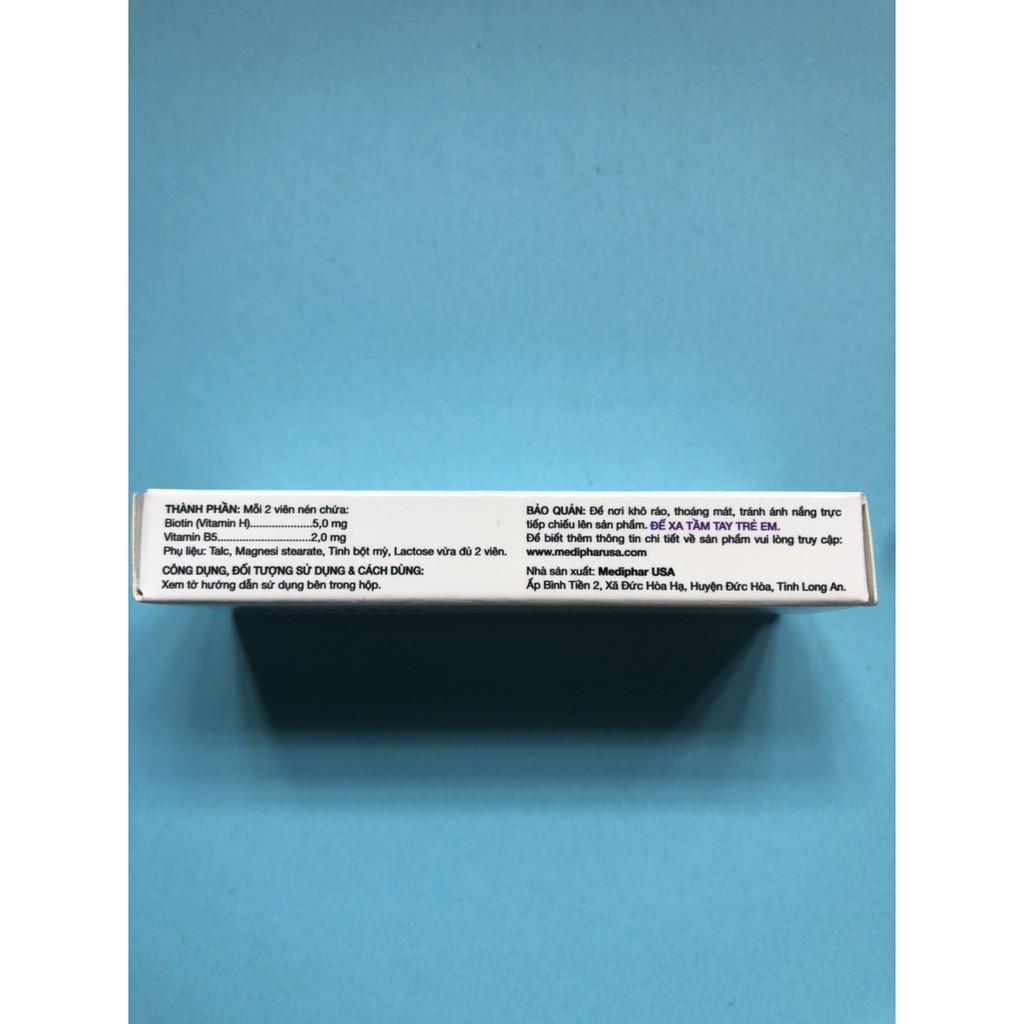Viên uống Biotin chống rụng tóc và da | Thế Giới Skin Care