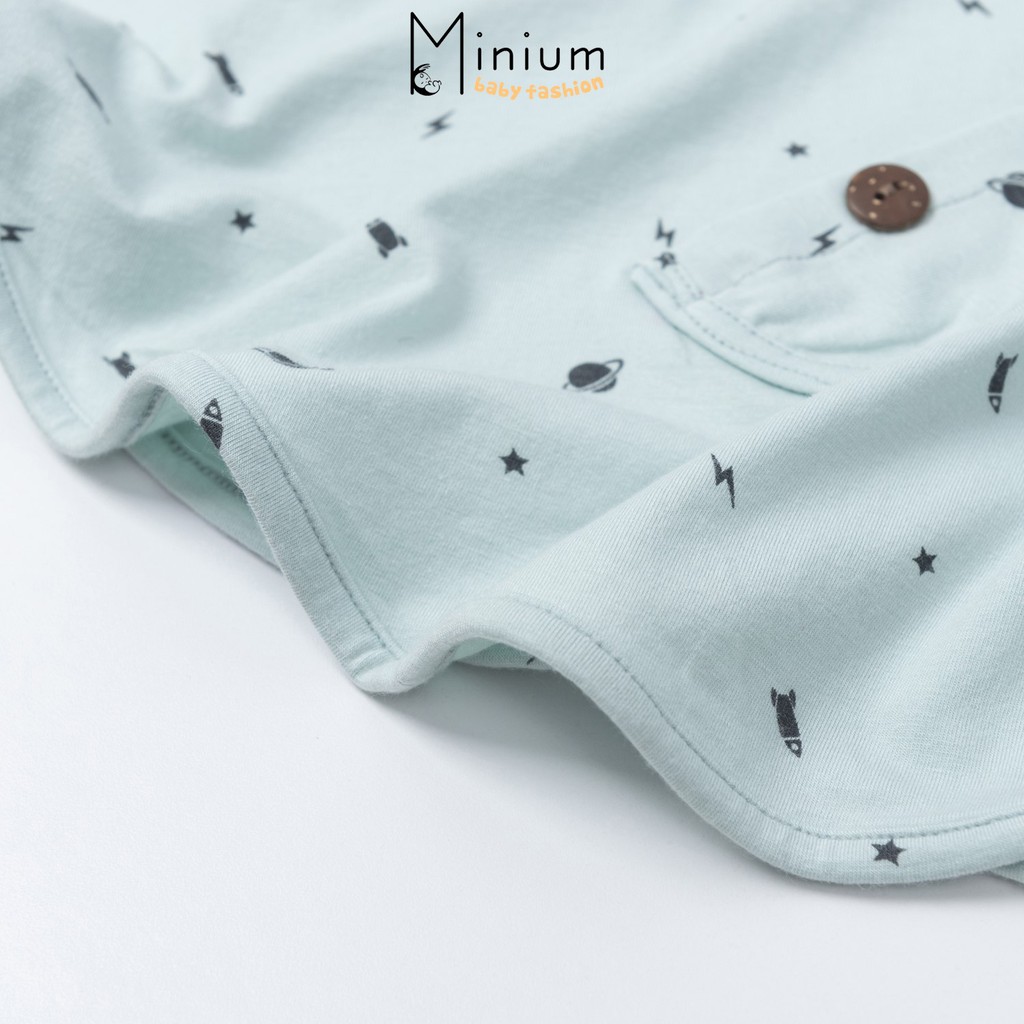 Áo choàng chống nắng cho trẻ em Minium, áo cánh dơi bé trai, gái chất cotton-KLXanhVeTinh