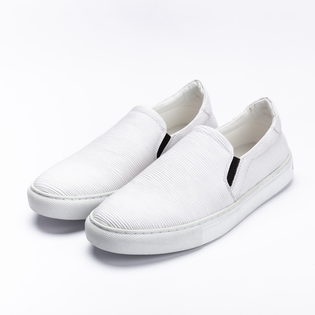 [Fullbox] Giày lười nam công sở trẻ trung cao cấp màu đen trắng shop huyentrang