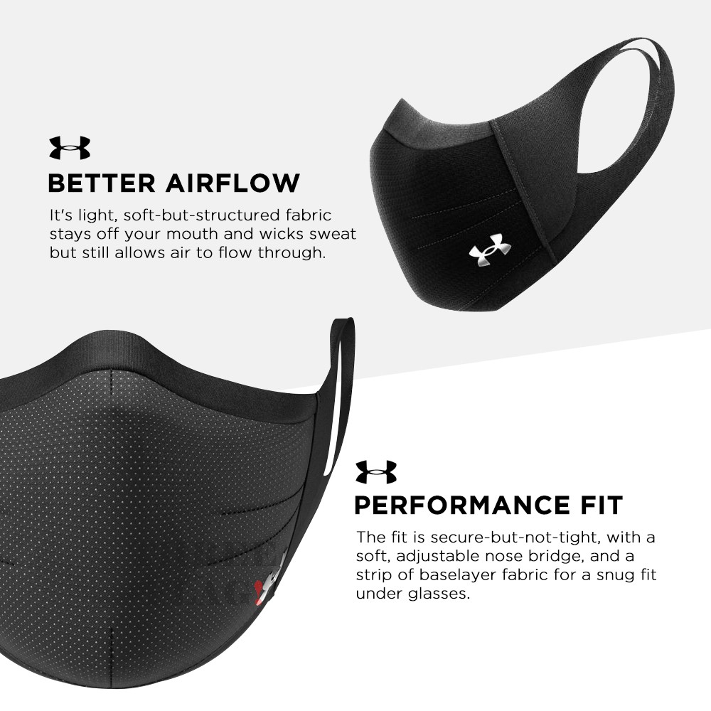 UNDER ARMOUR Mặt Nạ Thể Thao Under Armor Thiết Kế Năng Động Hợp Thời Trang