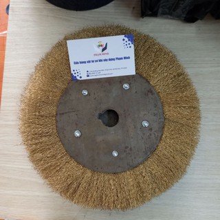 Bánh cước lỗ chốt lavet 200mm/ 250mm/300mm loại dày, cước vàng chống bung sợi