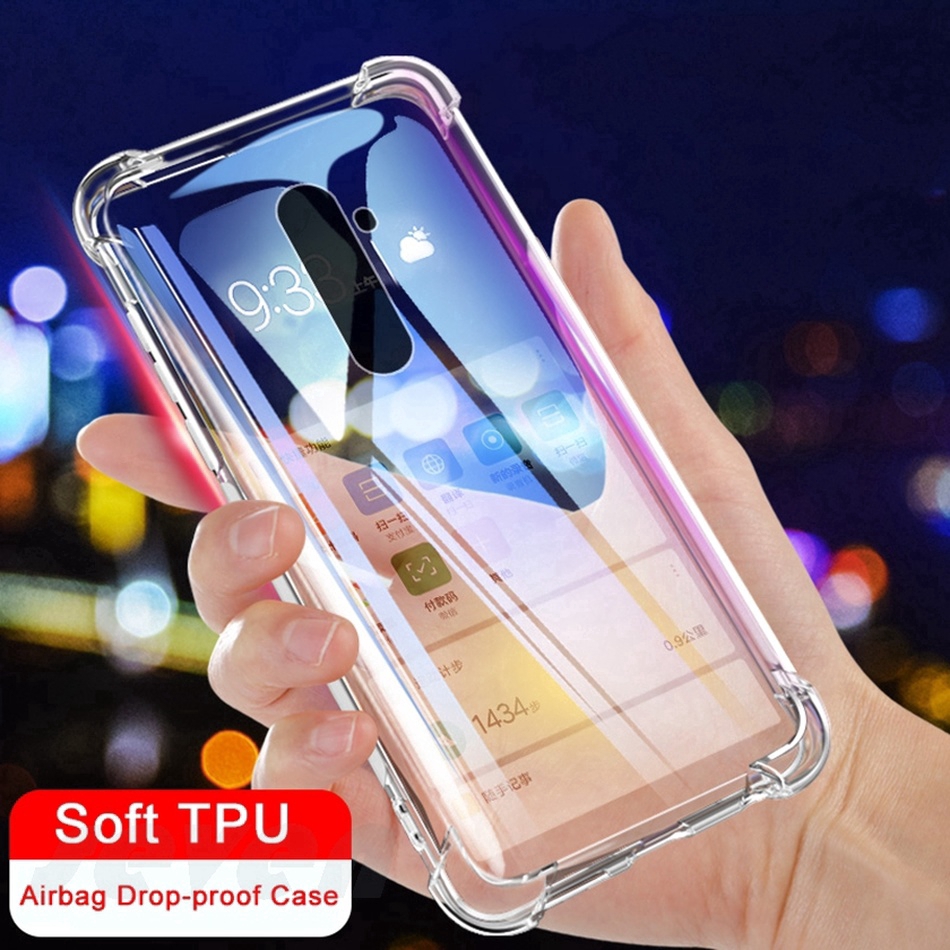 Xiaomi Mi 10 Pro CC9 Pro Note 10 9T 9 Pro CC9e A3 9 Lite 9Se Mi9Ốp điện thoại TPU trong suốt chống sốc chống trầy cho