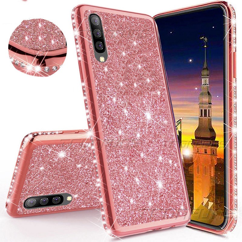 Ốp điện thoại TPU mềm đinh đá giả lấp lánh cho Samsung Galaxy S10 Plus S10e S10 5G M10 M20 M30 M30S | BigBuy360 - bigbuy360.vn