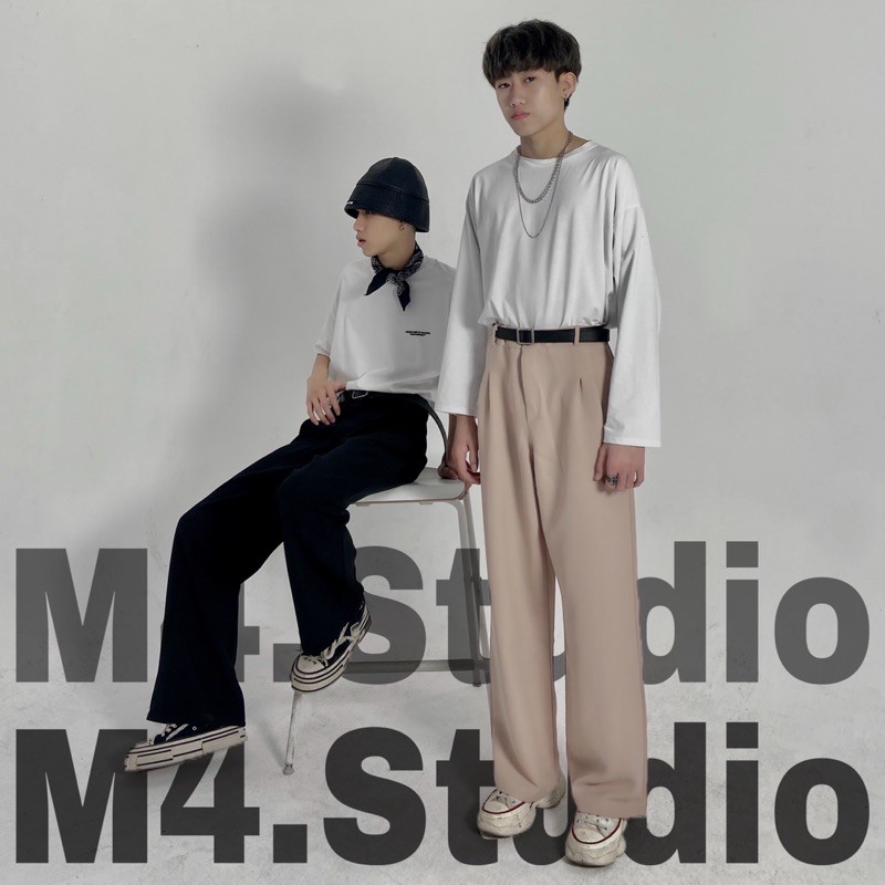 [Mã SKAMA06 giảm 8% TỐI ĐA 50K đơn250K] QUẦN ỐNG RỘNG CẠP CAO NAM NỮ -Meo4.store | BigBuy360 - bigbuy360.vn