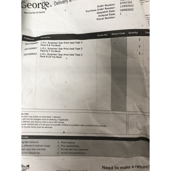 Set 3 áo sát nách thun mềm hình bé gái săn sale Geo Uk sz 5-6y, 6-7y,9-10y