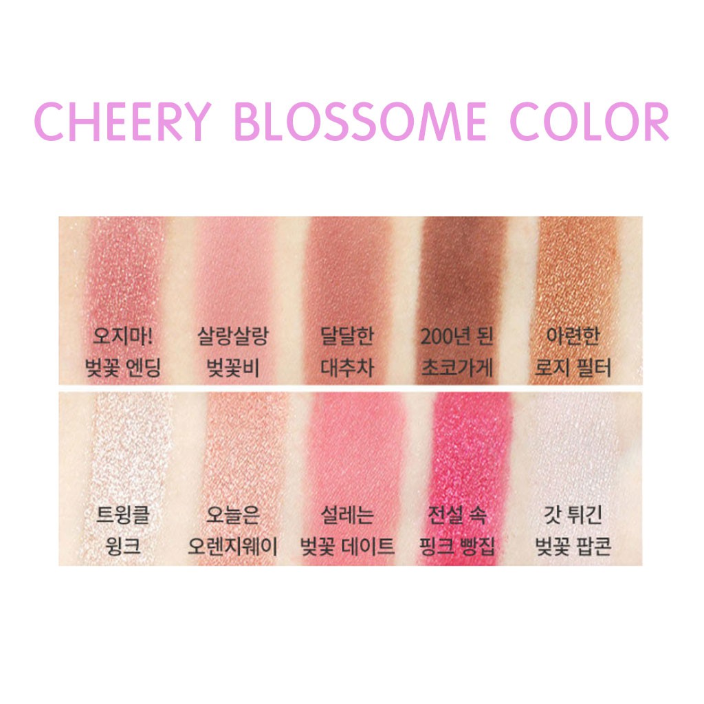 Bảng Phấn Mắt Etude House 10 Màu Chất Lượng Cao