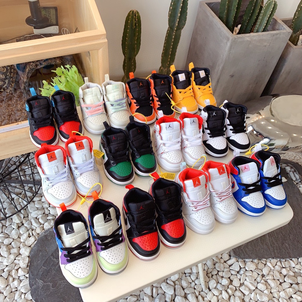 Giày Thể Thao Air Jordan1 AJ1 Thế Hệ 1 1-254* Có Sẵn Cho Bé