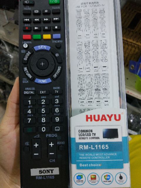 Điều khiển Tivi Sony 1165 ( Hàng hộp Tốt )