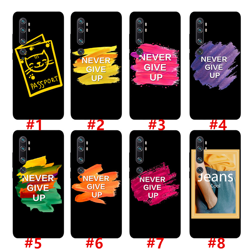 【Ready Stock】Xiaomi Mi 10 Lite/Mi Note 10 Lite/Mi Note 10 Pro /Mi 10 Youth 5G Silicone Soft TPU Case Letter Graffiti Back Cover Shockproof Casing