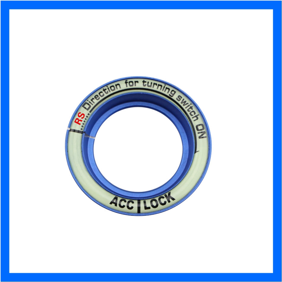 Vòng trang trí ổ cắm chìa khóa xe hơi nhiều màu sắc cho Ford Focus Everest Ranger Kuga 2012-2018 2019