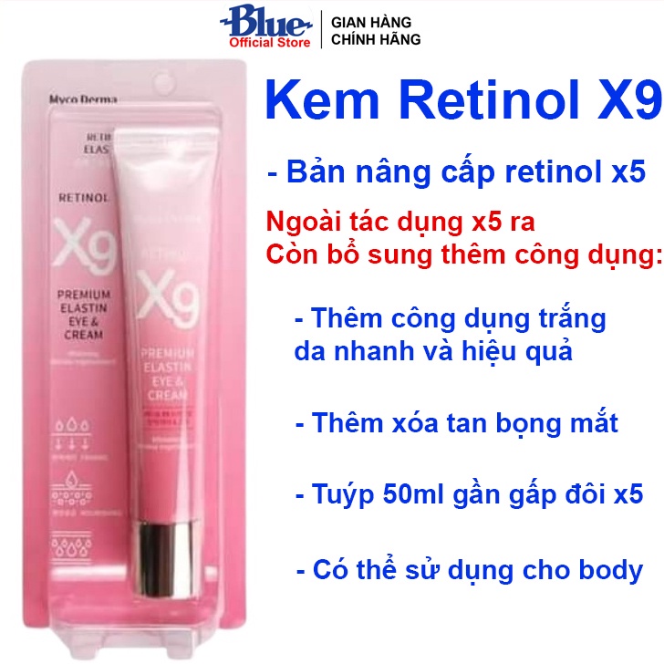 Kem trẻ hoá da Retinol X5 Elastin 30ml Chính Hãng