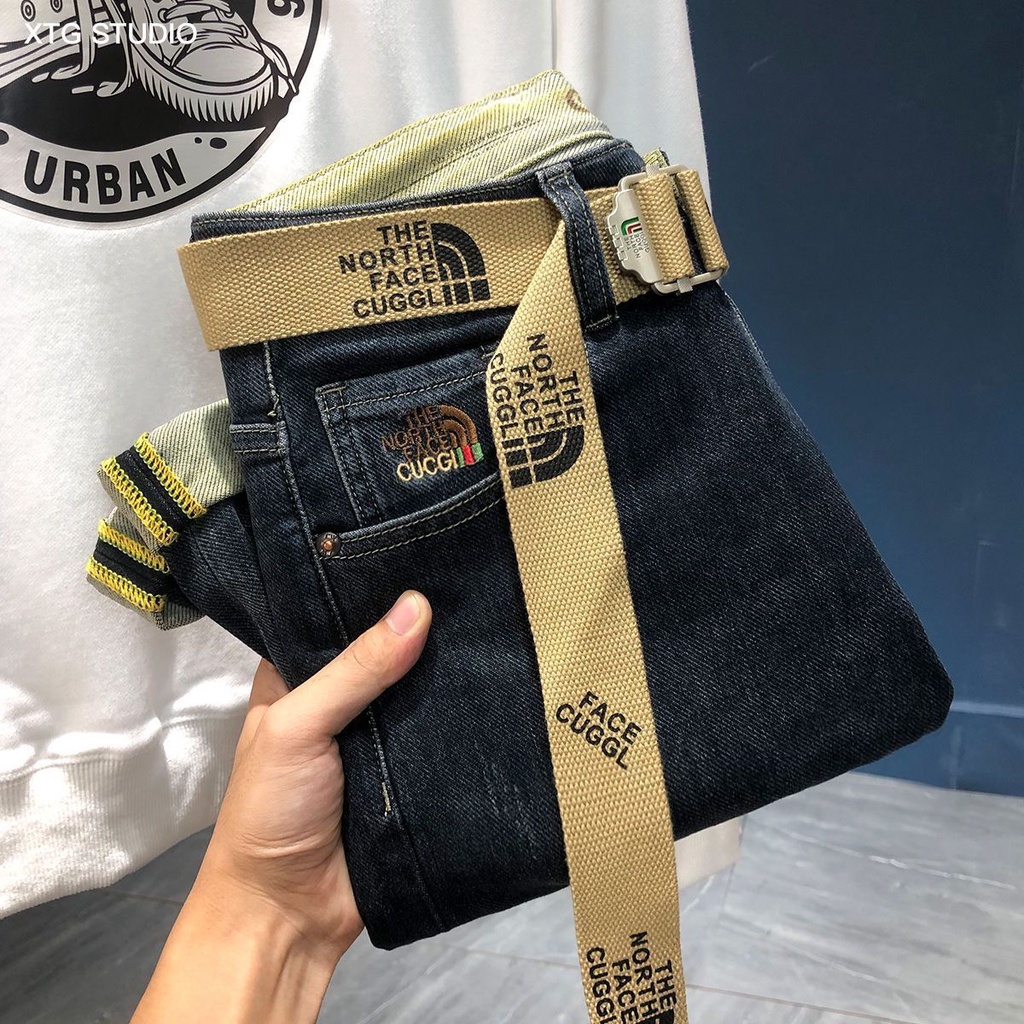 Quần Jeans Dài Phong Cách Âu Mỹ Thời Trang Cho Nam 2021