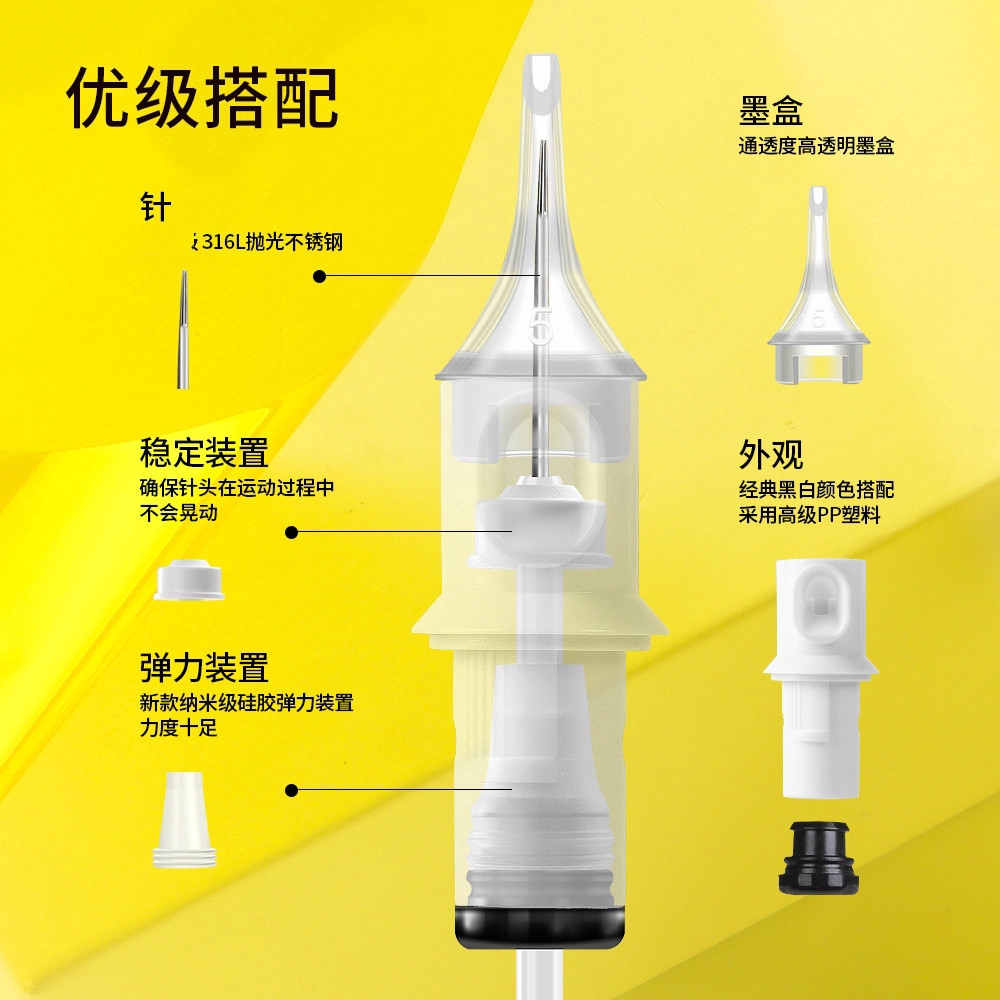 Kim Xăm Tích Hợp Kim Dùng Một Lần Phong Cách Cheyenne