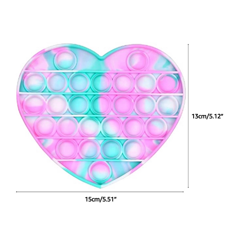 Đồ Chơi Fidget Mềm Hình Sói / Trái Tim / Túi Bong Bóng Anxi Giúp Giảm Căng Thẳng