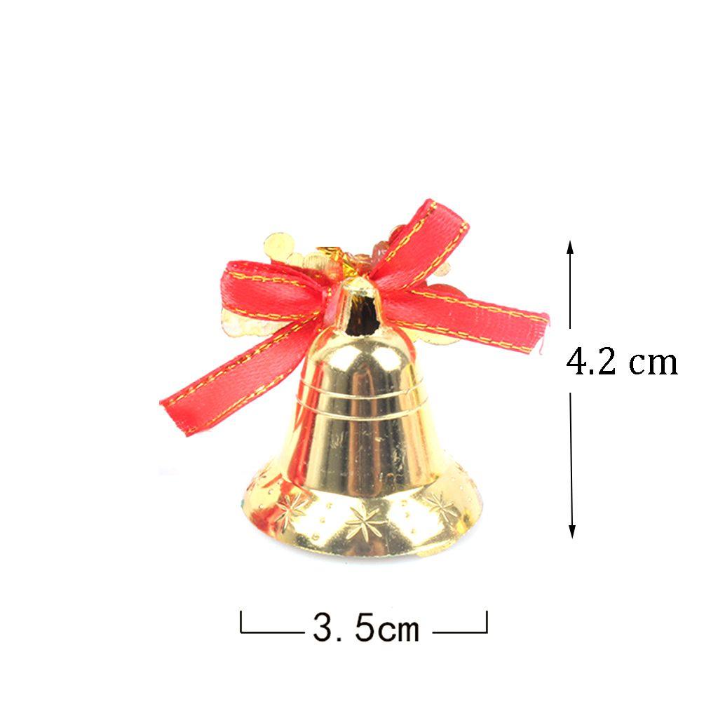 Set 9 Phụ Kiện Nhựa Trang Trí Cây Thông Giáng Sinh Năm Mới|Chuông Nhỏ Xinh Thời Trang