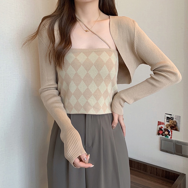 （4 Màu）Áo Khoác cardigan Mỏng Xuyên Thấu Dài Tay Thời Trang Nữ (Bán Riêng Biệt)