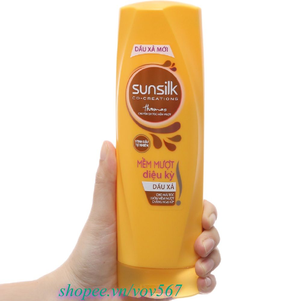 Dầu Xả Sunsilk 320G mềm mượt 100% chính hãng