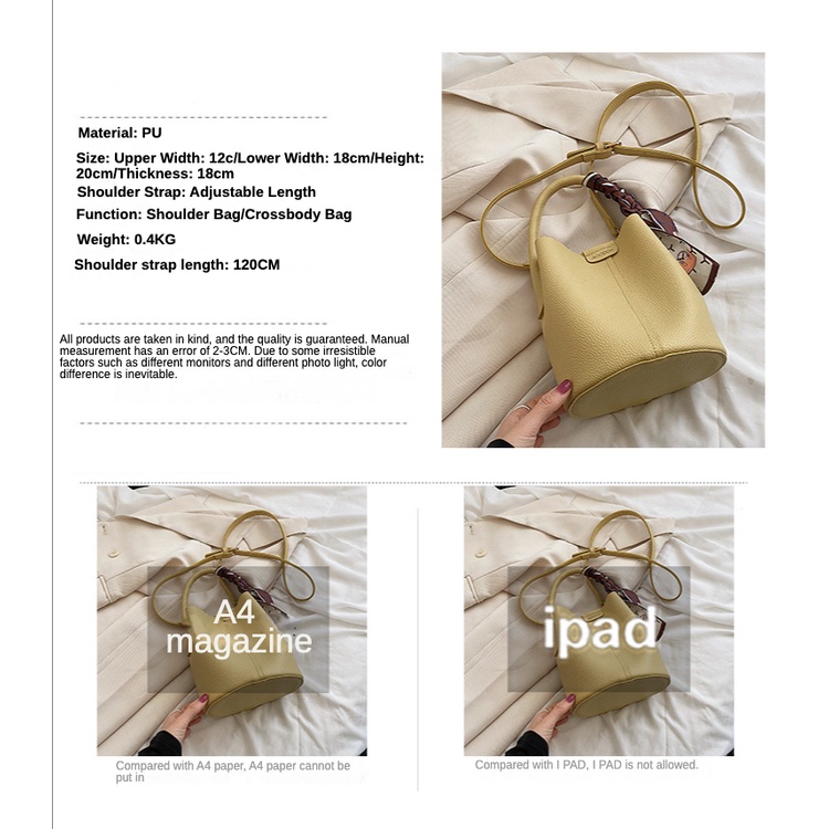 Túi Xách Bucket 2022 Thời Trang Xuân Hè Phong Cách Hàn Quốc Hàng Mới