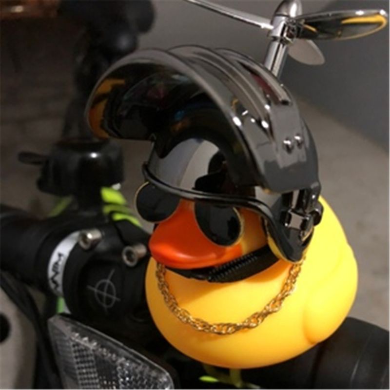 Mô Hình Vịt Vàng Bằng Cao Su Trang Trí Bảng Điều Khiển Xe Hơi