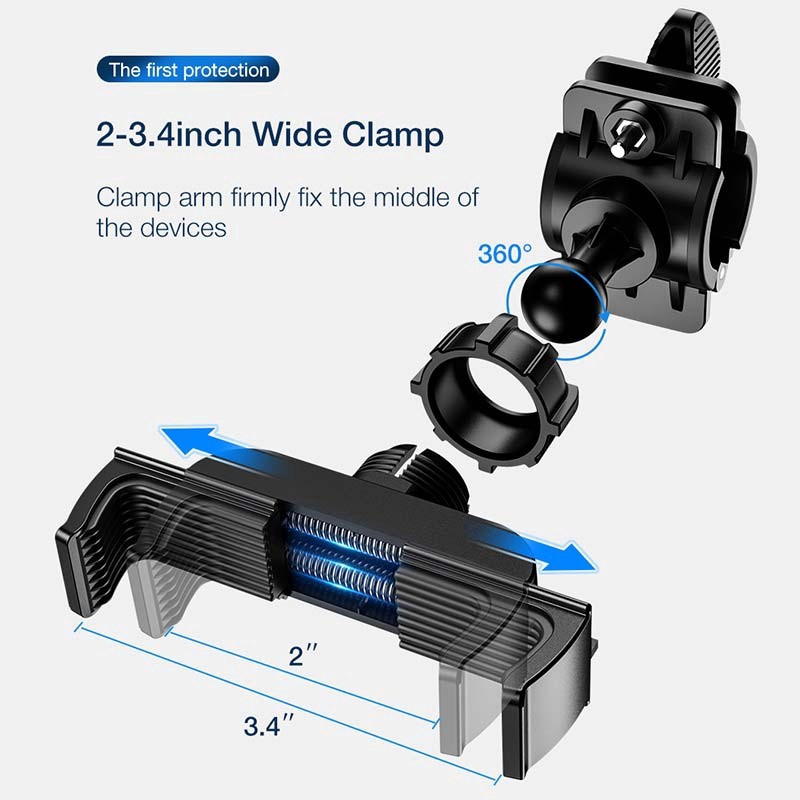 Giá đỡ điện thoại gắn tay cầm xe máy xe đạp tiện lợi