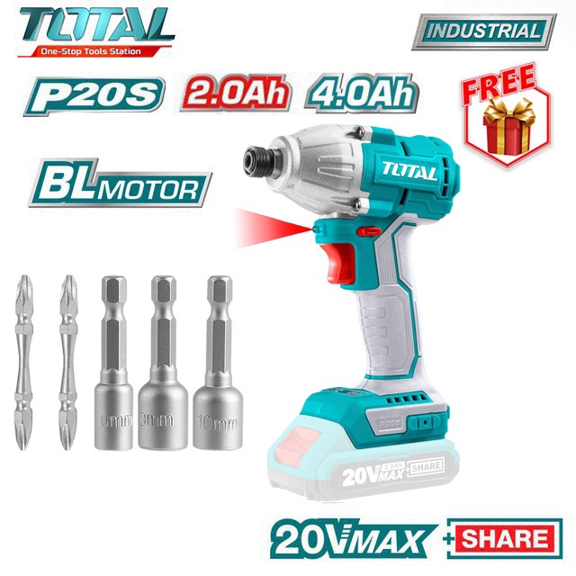 Body máy siết vít dùng pin Lihitum 20V Total TIRLI20030/TIRLI2002/TIRLI2017