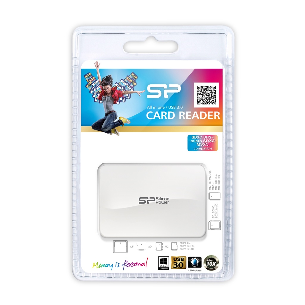 Đầu đọc thể đa năng cao cấp Silicon Power USB 3.0 tốc độ cao