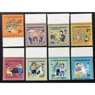 Tem việt nam chủ đề thế hệ tương lai 8 con