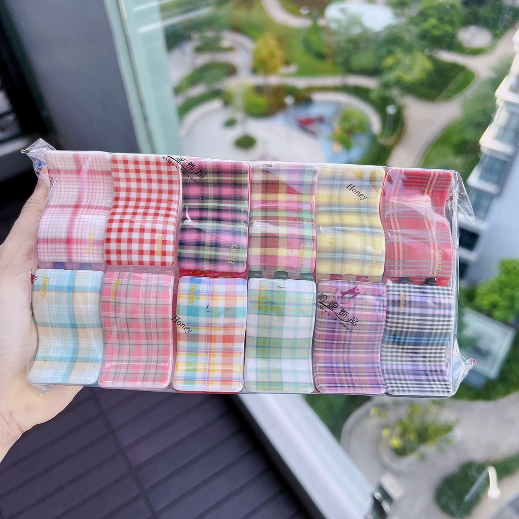 Kẹp Càng Cua Honey Bóng 3-5 Răng Đủ Màu