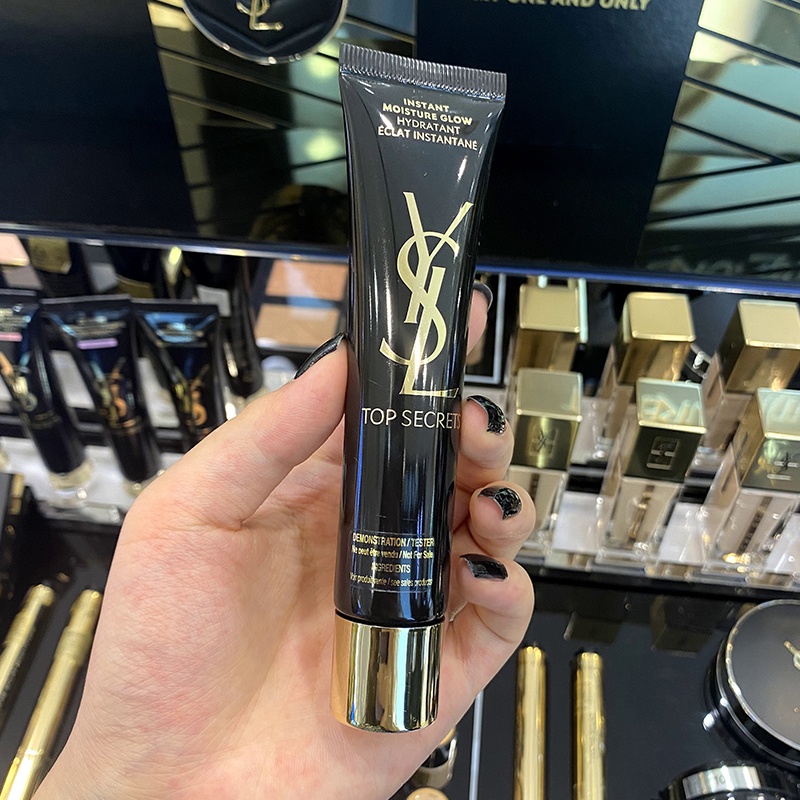 YSL Kem lót trang điểm 40ml bằng lụa satin màu đen làm sáng lỗ chân lông | BigBuy360 - bigbuy360.vn