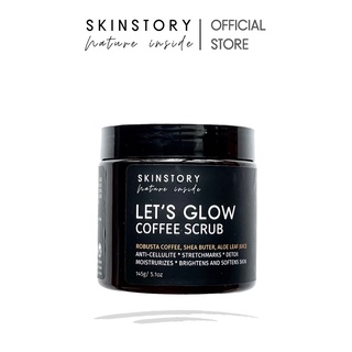 Tẩy Da Chết Cà Phê Lets Glow Giúp Da Sáng, Đều Màu - Dành Cho Mọi Loại Da