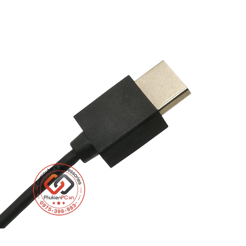 Dây cáp HDMI 2.0 ngắn 0.3M 0.5M dây siêu nhỏ, mềm mại 4K60hz