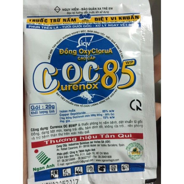 Thuốc trừ nấm bệnh trên cây kiểng COC85
