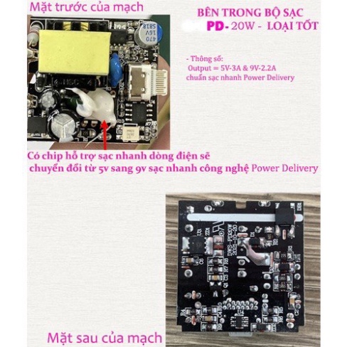 Sạc Nhanh PD 20W USB-C To