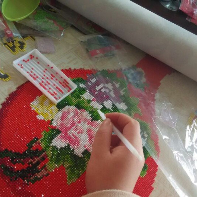 Bộ tranh đính đá tự làm hình cô gái xinh đẹp dùng trang trí | BigBuy360 - bigbuy360.vn